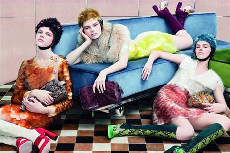 prada 2011 fall winter|Pictures: Prada Fall/Winter 2011 Campaign .